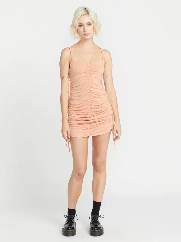 Exquisite Tailoring Le Doja Chat Dress - Clay