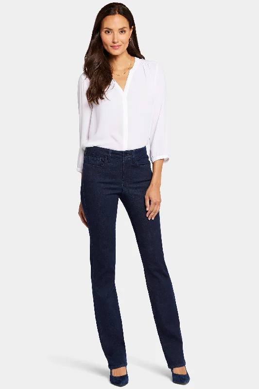 Personalized Design Marilyn Straight Jeans In Long Inseam - Rinse