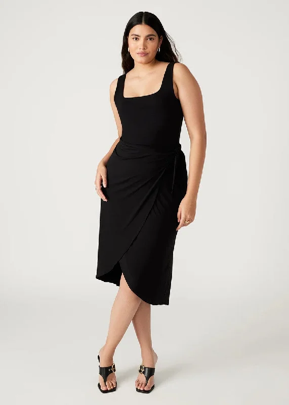 Party Wear Rhea Dress - Black