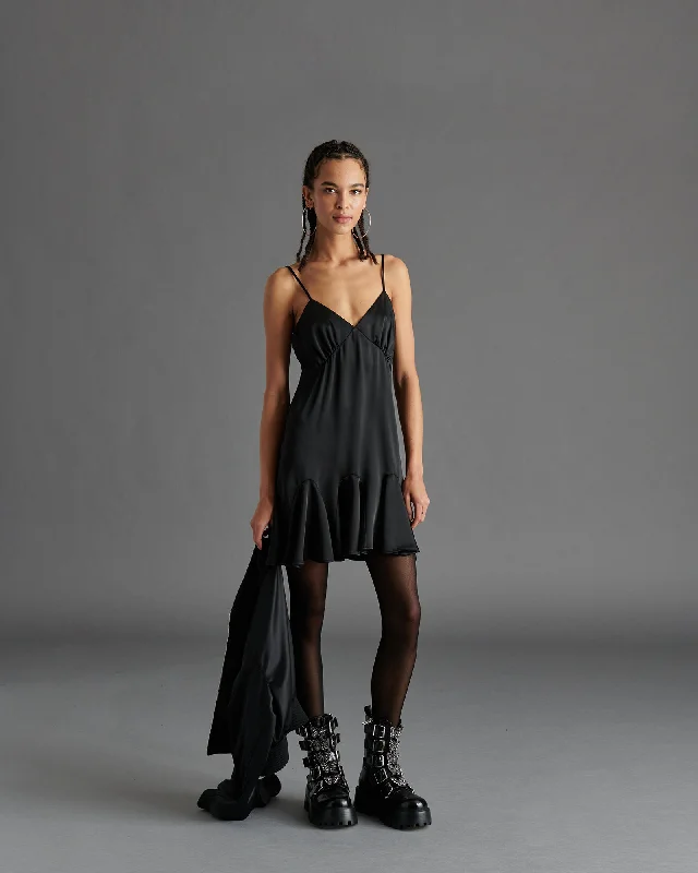 Effortless Wear ANYA DRESS BLACK
