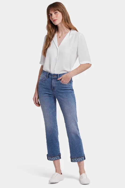 Personalized Outfit Marilyn Straight Ankle Jeans - Barcelona Breeze