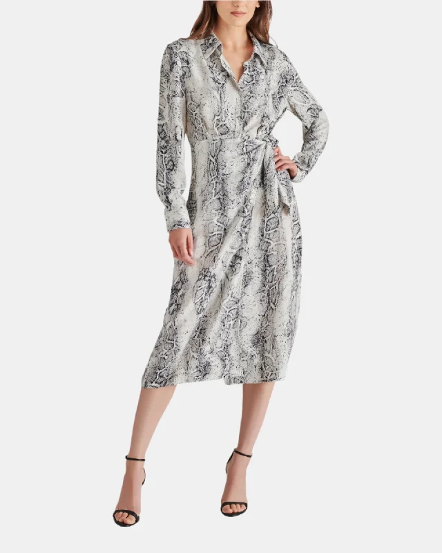New Products DANIELLA DRESS BLACK/WHITE