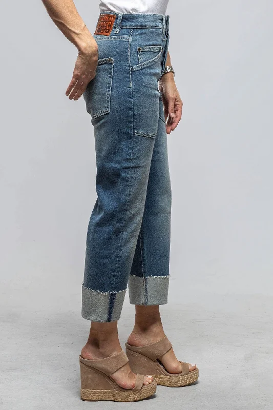 Modern Tailoring MAC Dream Baggy Straight In Mid Blue Commercial Authentic