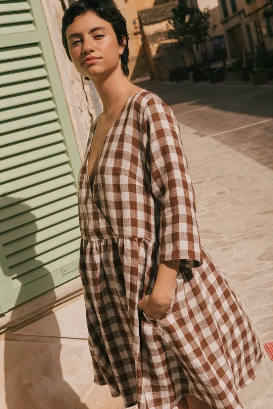 Mocha Gingham