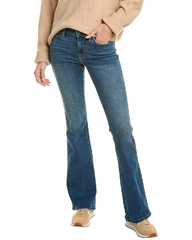Trendy And Casual 7 For All Mankind A Pocket Authentic Blue Malimo Flare Jean