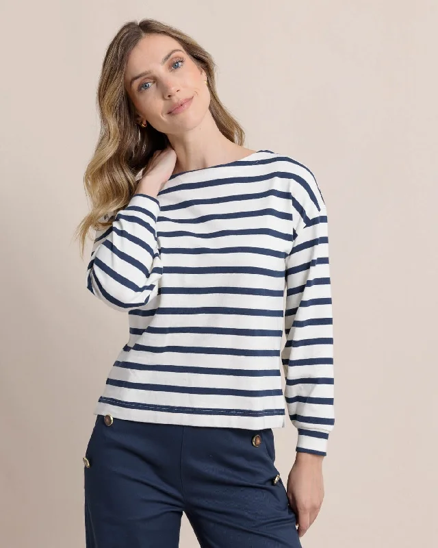 Windbreaker fashion Zayla Striped Top