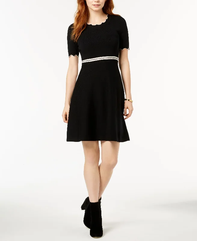 Stylish Wear Maison Jules Scalloped Fit Flare Dress