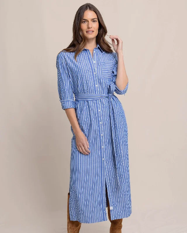 Chic Outfits Farren Striped Shirt Dress