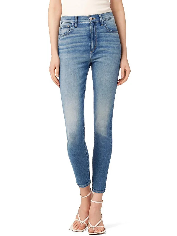 Modernism The Charlie Womens High-Rise Crop Skinny Jeans