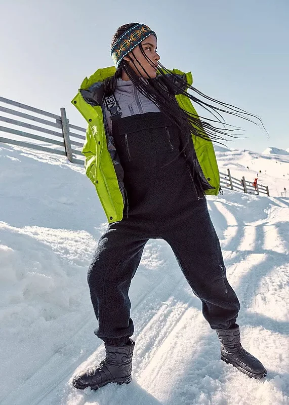 Street Fashion Hit The Slopes Salopette - Black