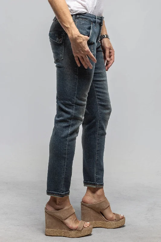 British Style MAC Montana Green Destroyed Chino