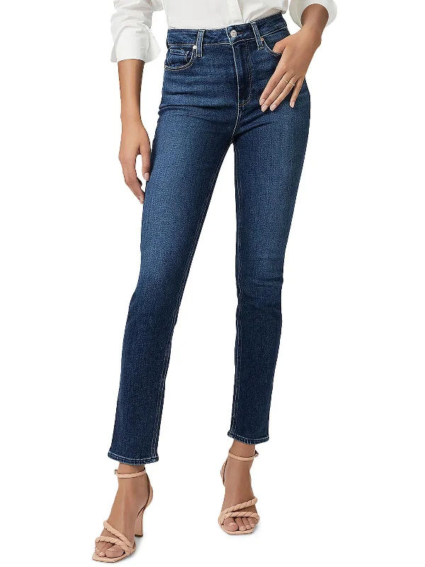 Street Fashion GEMMA Womens High Rise Vintage Cigarette Jeans
