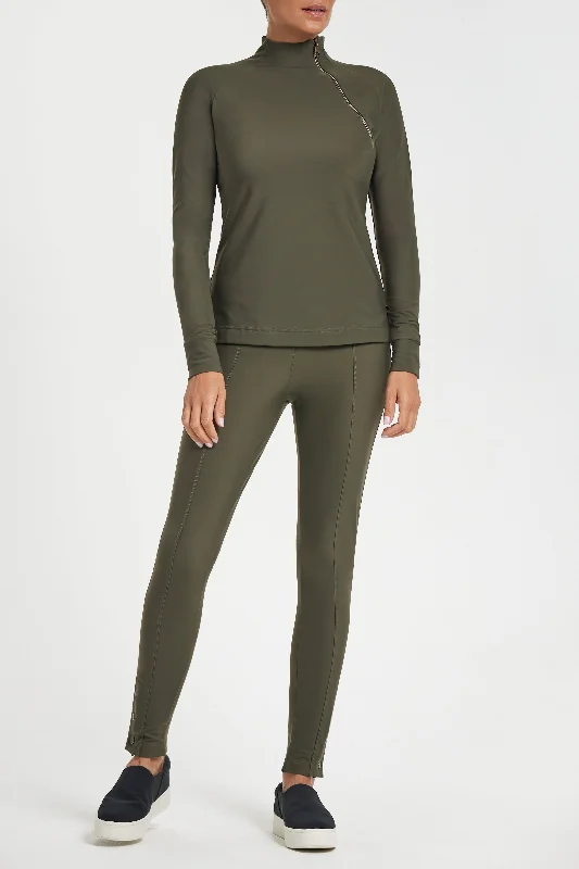 Sports Comfort Style Aida Cozy Fleece Lined Legging