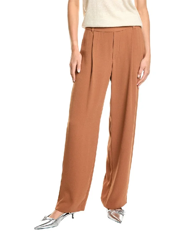 Luxury Temperament Vince Straight Pull-On Pant