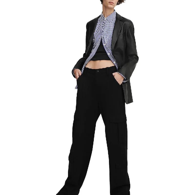 Dessert Matching Irina Womens High Rise Knit Cargo Pants