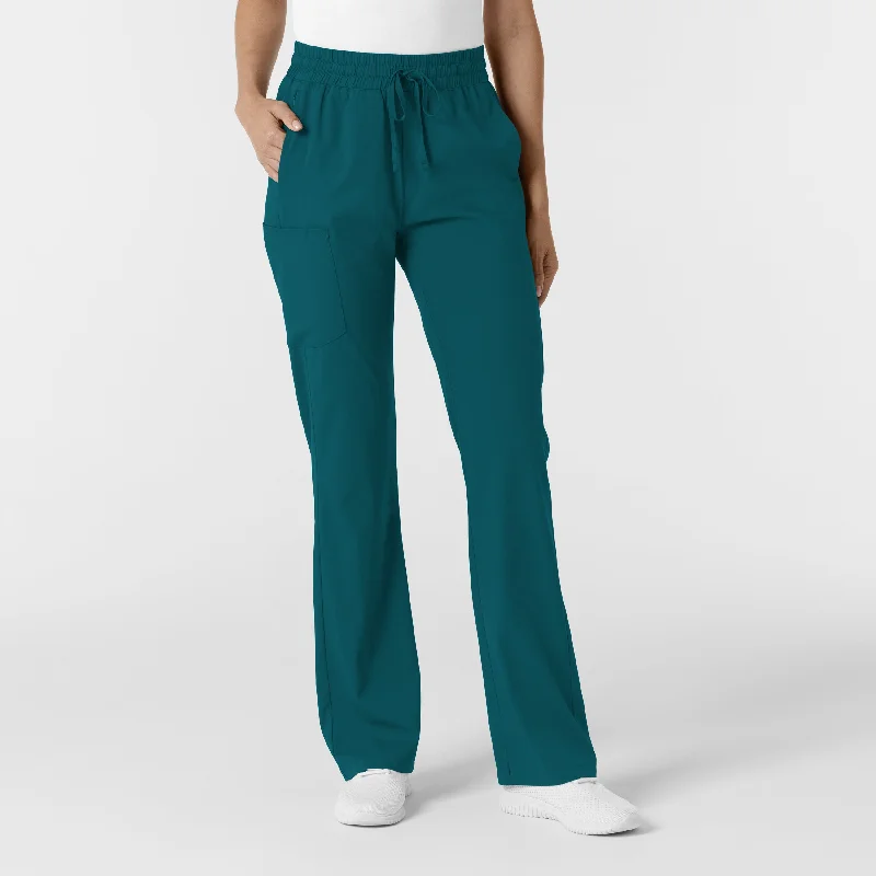 Sports Jacket Boundless Women's Bootcut Scrub Pant - Caribbean
