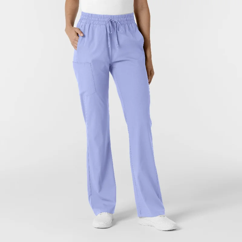 Sports Jumpsuit Boundless Women's Bootcut Scrub Pant - Ceil Blue