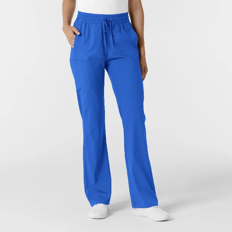 Sports Casual Style Boundless Women's Bootcut Scrub Pant - Royal