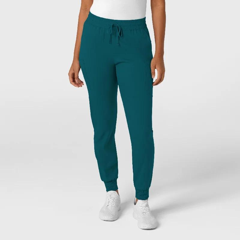 Elegant Classic Boundless Women's Jogger Scrub Pant - Caribbean