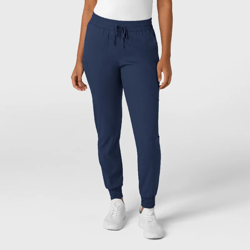 Trendy Looks Boundless Women's Jogger Scrub Pant - Navy