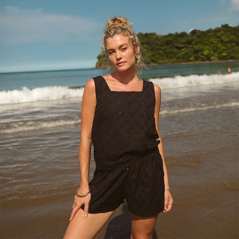 Light Comfort Cabana Shorts, Black