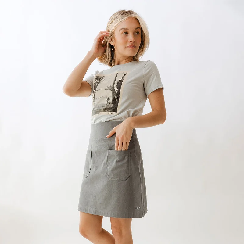 Fashionable Inner Wear Canvas Skirt, Grey Canvas