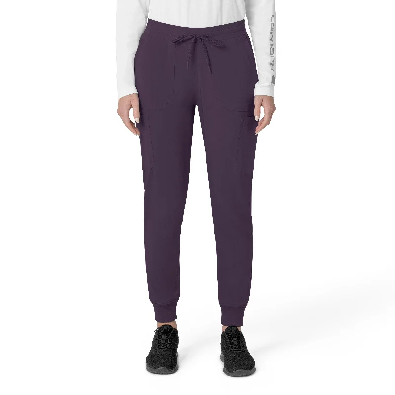 Advanced Customization Carhartt Force Cross-Flex Women's Cargo Jogger Scrub Pant - Black Plum Advanced Customization Carhartt Force Cross-Flex Women's Cargo Jogger Scrub Pant - Black Plum