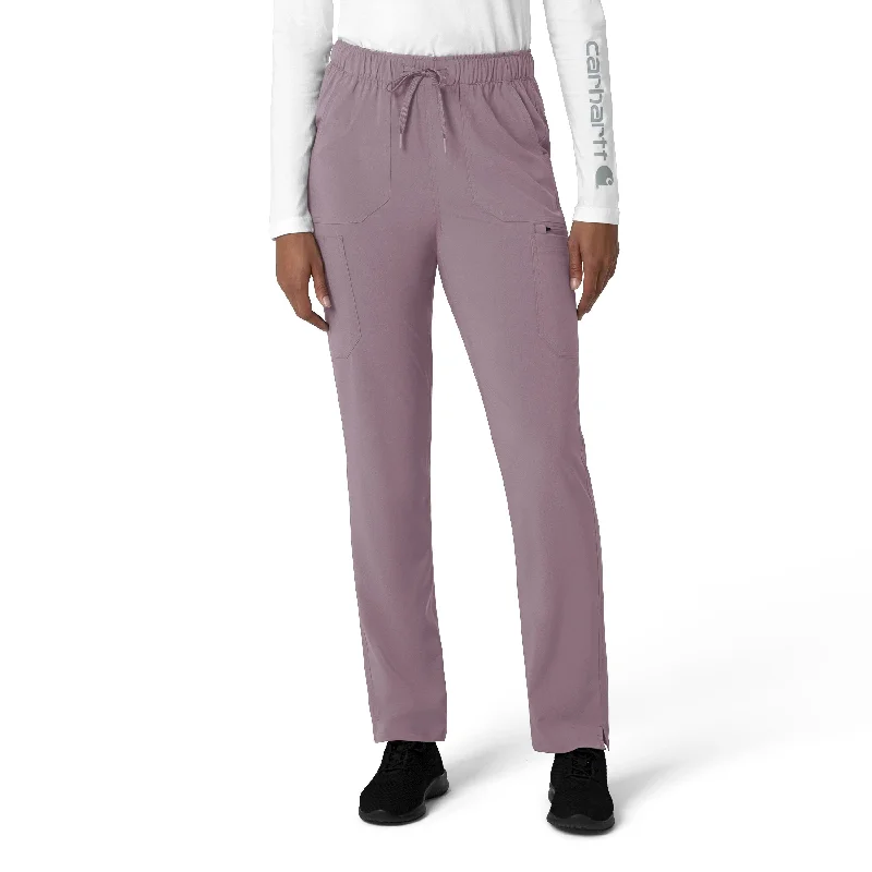 Sweet Girl Carhartt Force Cross-Flex Women's Straight Leg Cargo Scrub Pant - Lavender Mist