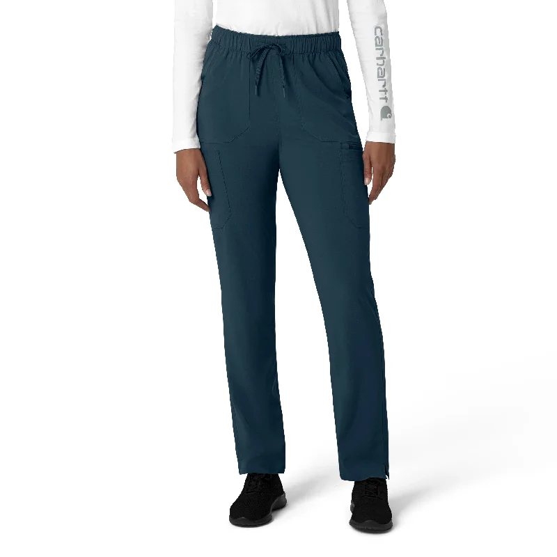 Knowledge And Elegance Carhartt Force Cross-Flex Women's Straight Leg Cargo Scrub Pant - Navy Knowledge And Elegance Carhartt Force Cross-Flex Women's Straight Leg Cargo Scrub Pant - Navy