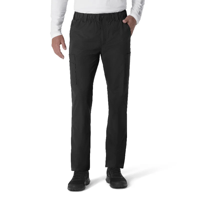 Lazy Style Carhartt Force Essentials Men's Straight Leg Cargo Scrub Pant - Black