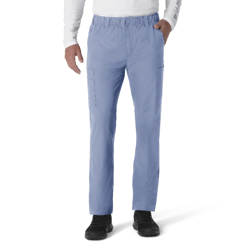 High-quality Fabrics Carhartt Force Essentials Men's Straight Leg Cargo Scrub Pant - Ceil Blue High-quality Fabrics Carhartt Force Essentials Men's Straight Leg Cargo Scrub Pant - Ceil Blue