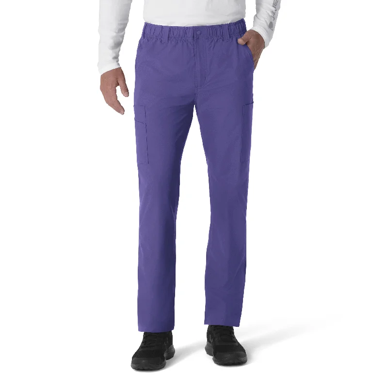 High-end Fabrics Carhartt Force Essentials Men's Straight Leg Cargo Scrub Pant - Grape High-end Fabrics Carhartt Force Essentials Men's Straight Leg Cargo Scrub Pant - Grape
