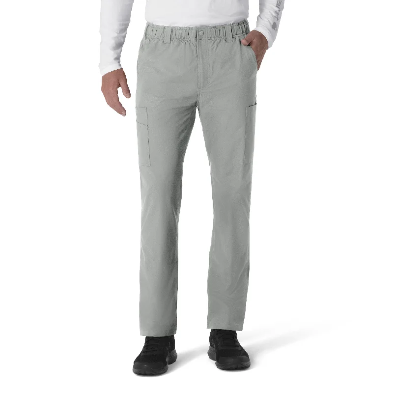 Simple Solid Color Carhartt Force Essentials Men's Straight Leg Cargo Scrub Pant - Grey Simple Solid Color Carhartt Force Essentials Men's Straight Leg Cargo Scrub Pant - Grey