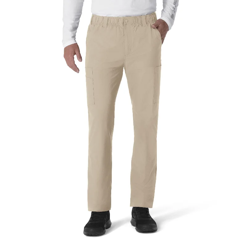 Celebrity Style Carhartt Force Essentials Men's Straight Leg Cargo Scrub Pant - Khaki