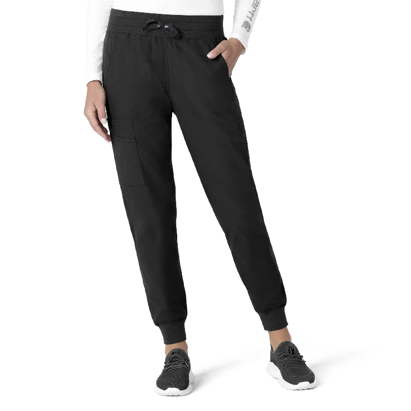 Slim Fit Carhartt Force Essentials Women's Jogger Scrub Pant - Black
