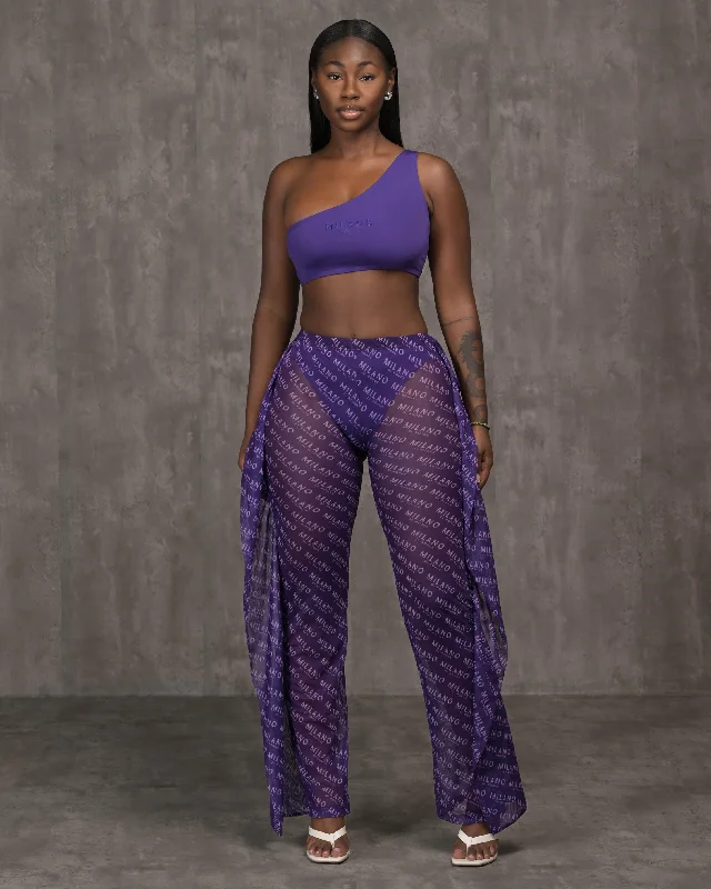 Comfortable And Simple Casey Mesh Cover Up Pant