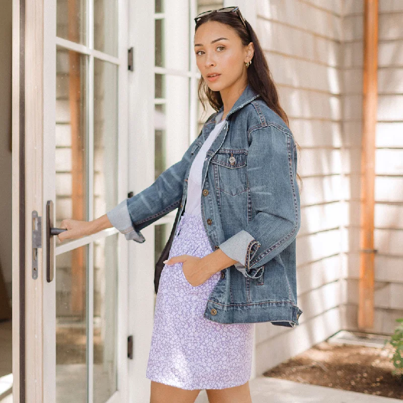 Elegant Outline Cher Skirt, Lilac