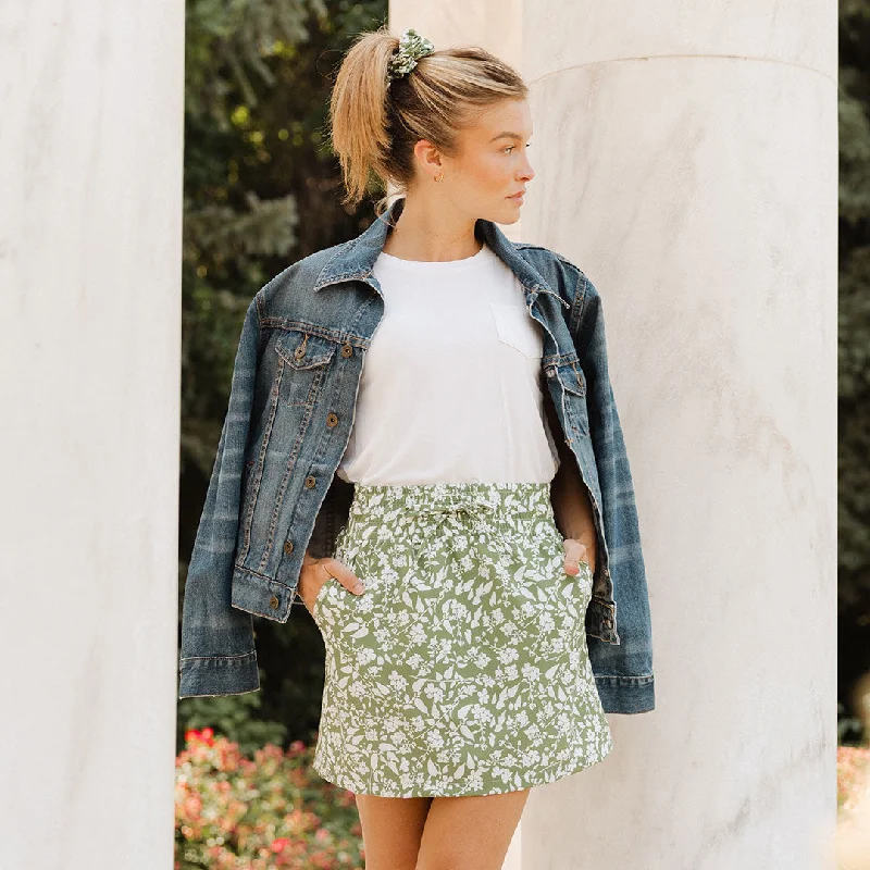 Goddess Style Cher Skirt, Sage Ivy