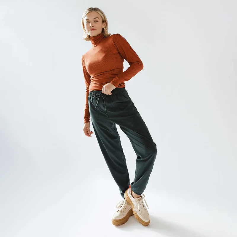Retro Design Everywhere Joggers, Heather Cobalt