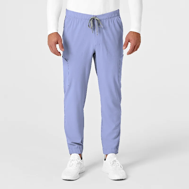 Urban Design Sense RENEW Men's Jogger Scrub Pant - Ceil Blue