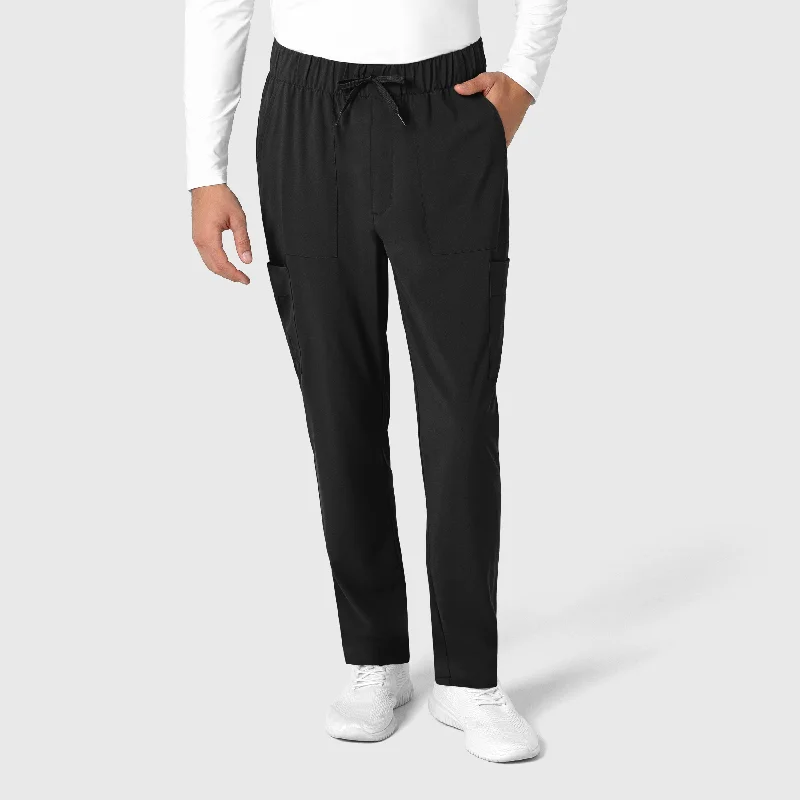Versatile Itinerary RENEW Men's Tapered Scrub Pant - Black