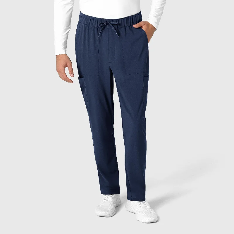 Elegant Series RENEW Men's Tapered Scrub Pant - Navy