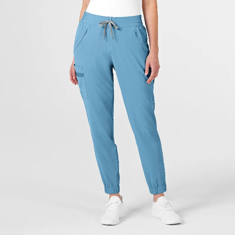 Weekend Wear RENEW Women's Jogger Scrub Pant - Bay Blue