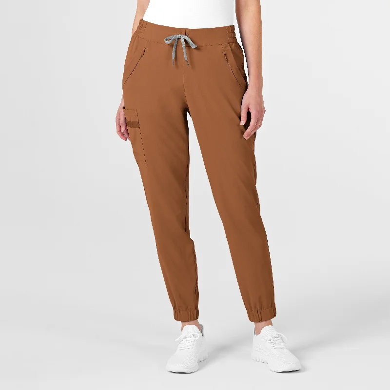 Simple Style RENEW Women's Jogger Scrub Pant - Chai