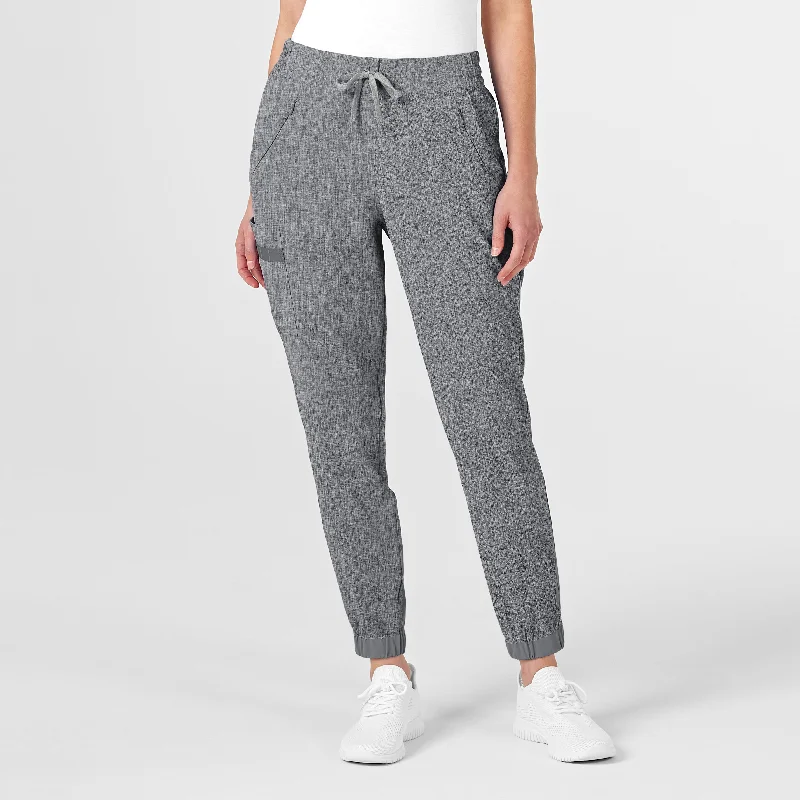 Refreshing Design RENEW Women's Jogger Scrub Pant - Grey Heather