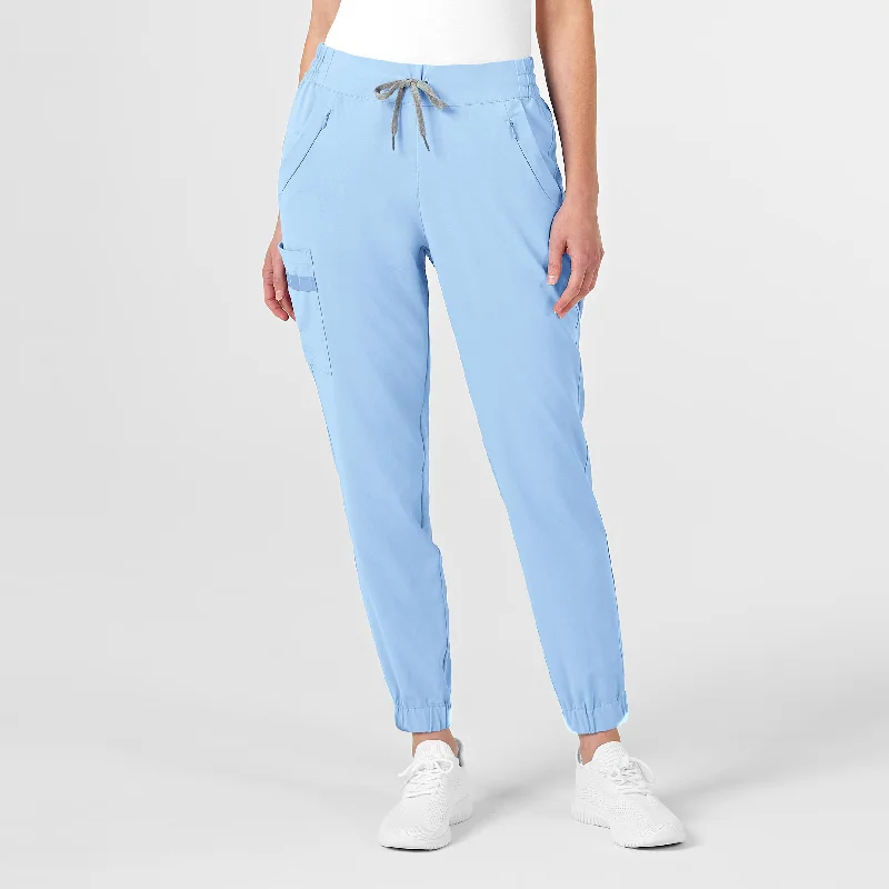 Stylish Wear RENEW Women's Jogger Scrub Pant - Powder Blue