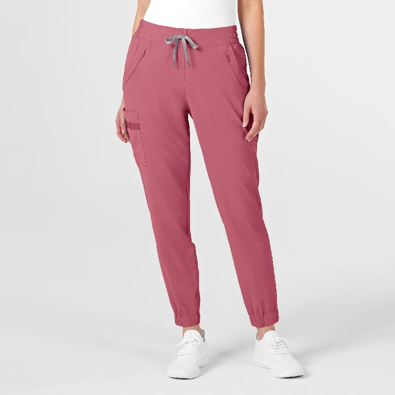 Cozy Sweaters RENEW Women's Jogger Scrub Pant - Rosebud