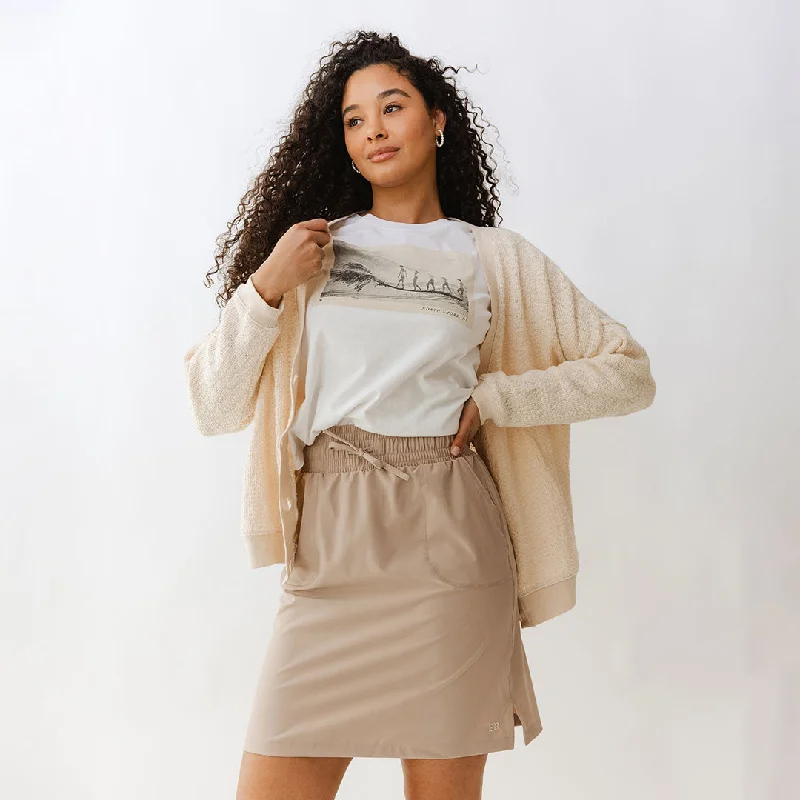 Personalized Series The Away Skirt, Cobblestone