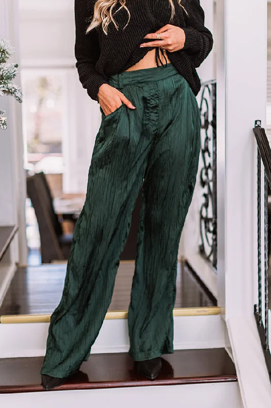 Fashion Innovation The Royce High Waist Satin Pants