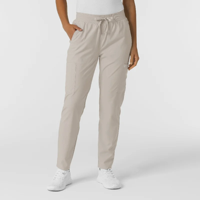 Trendy Items W123 Women's Flex-n-Reach Track Scrub Pant - Cloud